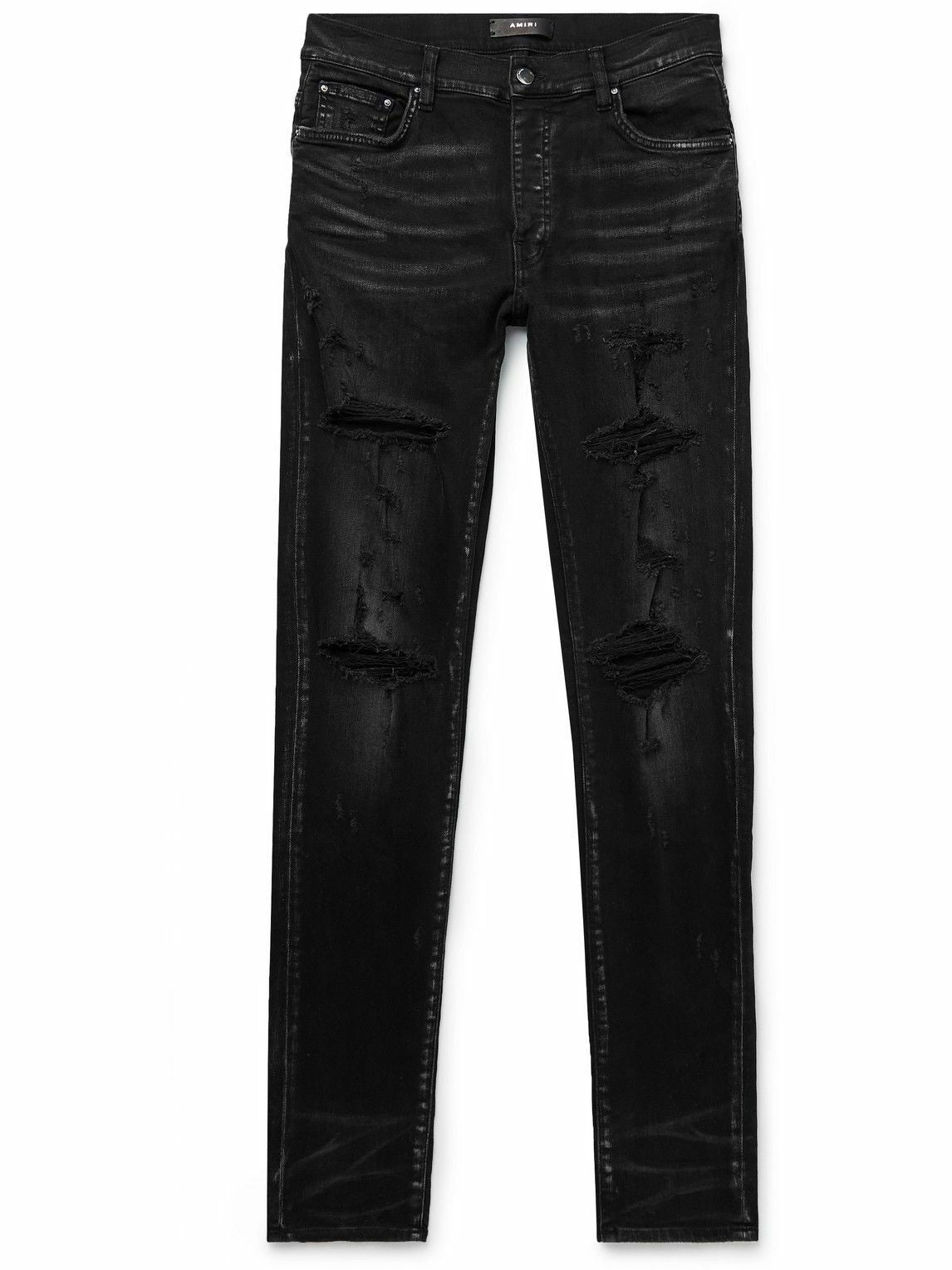 Amiri Jeans Aged Black Trasher Plus