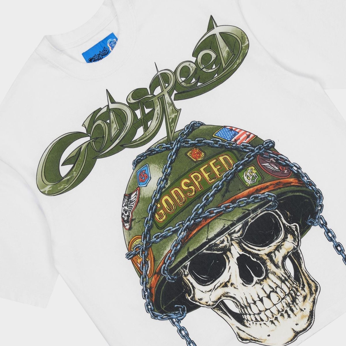 Godspeed Tee Badges of Honor II NG White
