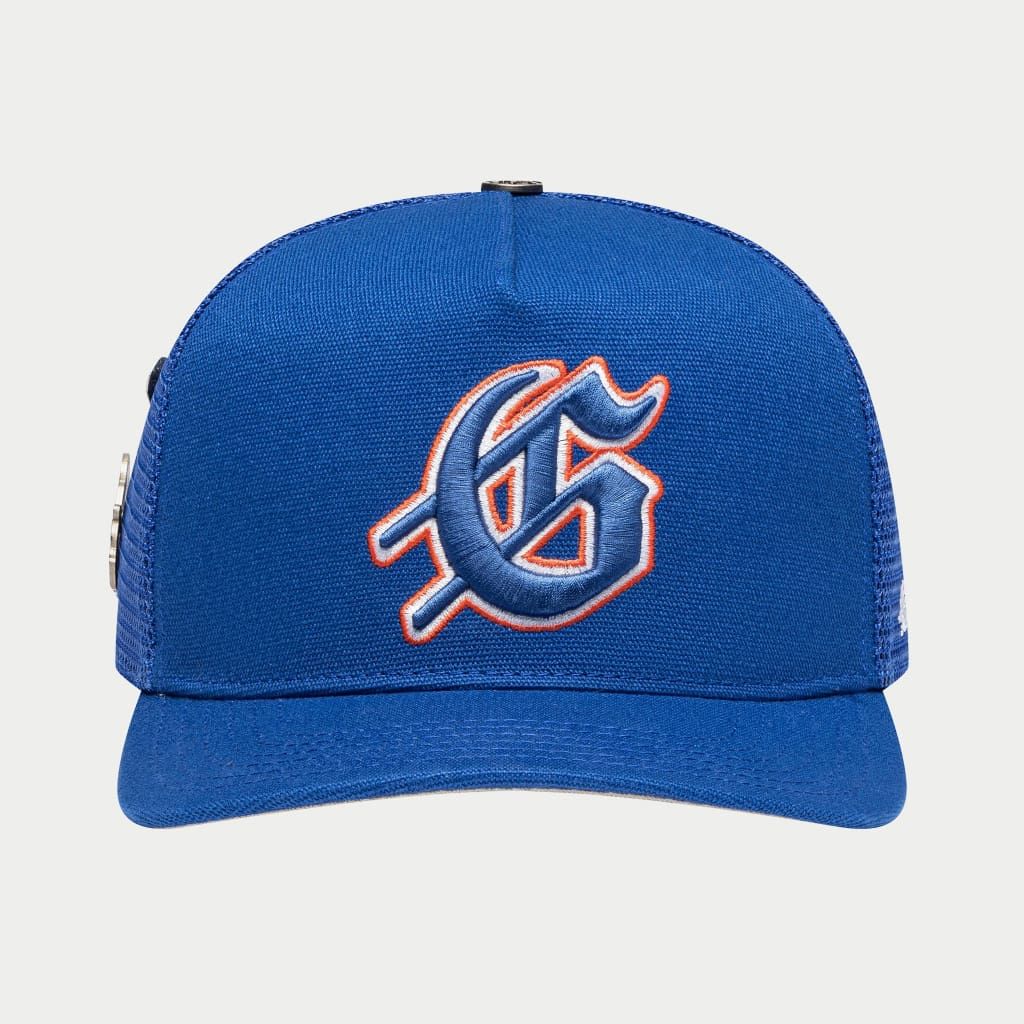 Godspeed GS LOGO TRUCKER HAT BLUE/ORANGE