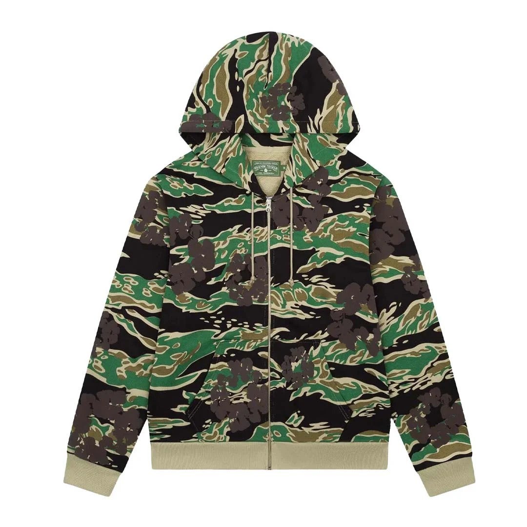 Denim Tears Hoodie Green Camo