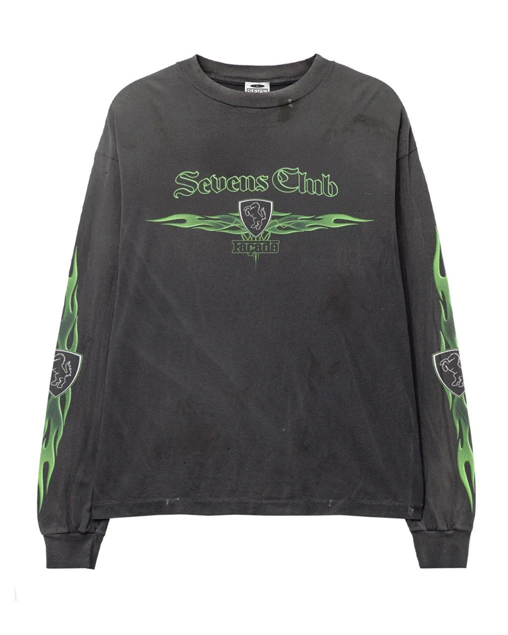 Triple Sevens Tee Biker Black Long Sleeve