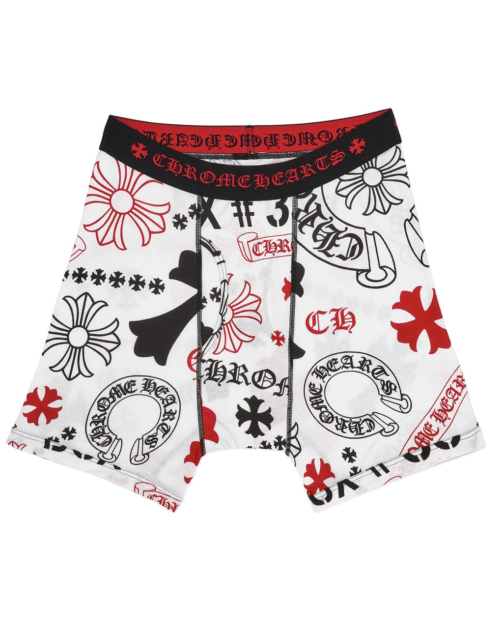 Chrome Hearts Classic Rib Boxer Brief White Multicolor