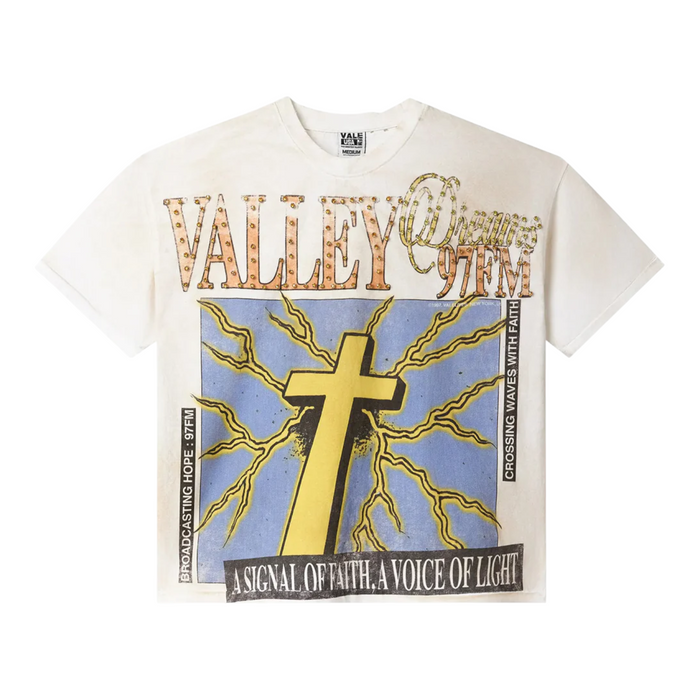 Vale Forever Tee White Thunder Cross Bling