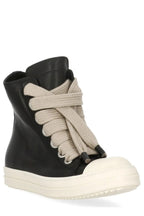 Rick Owens Mainline Jumbo Lace High Sneakers Black Milk