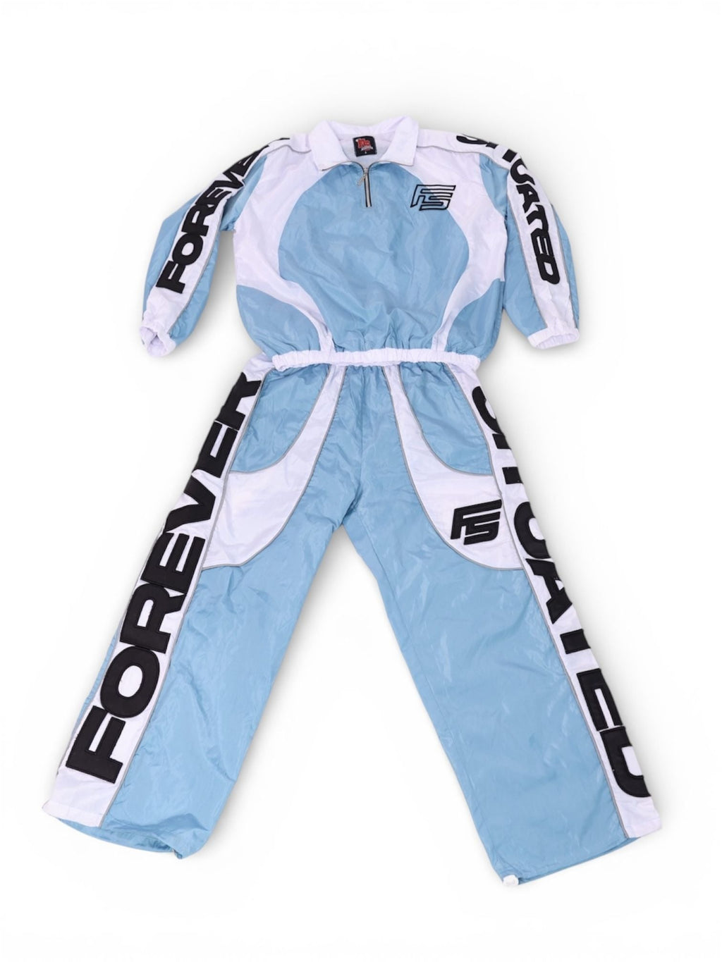 Forever Situated Trackset Babyblue/White