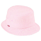Supreme Hat Monogram Gingham Crusher Pink