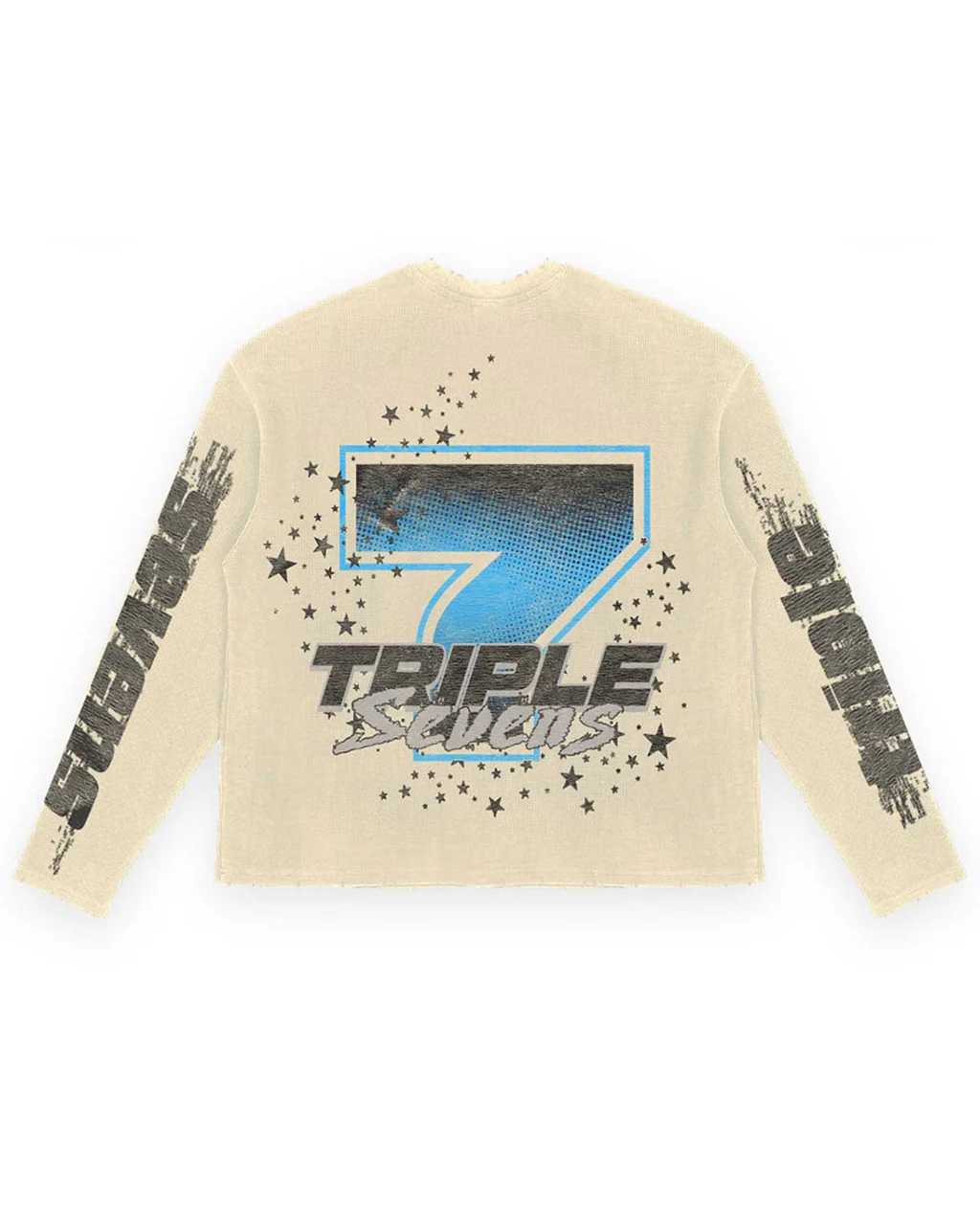 Triple Sevens Tee Cream ASV2 Waffle Knit Longsleeve