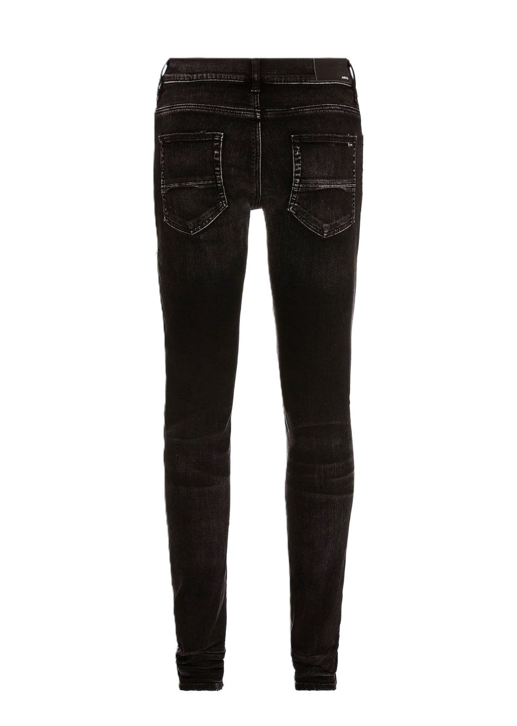 Amiri Jeans Mx1 Black Aged Camo Patch