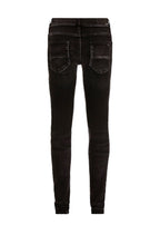 Amiri Jeans Mx1 Black Aged Camo Patch