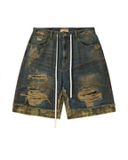 Vale Forever Jorts Faded Dark Double