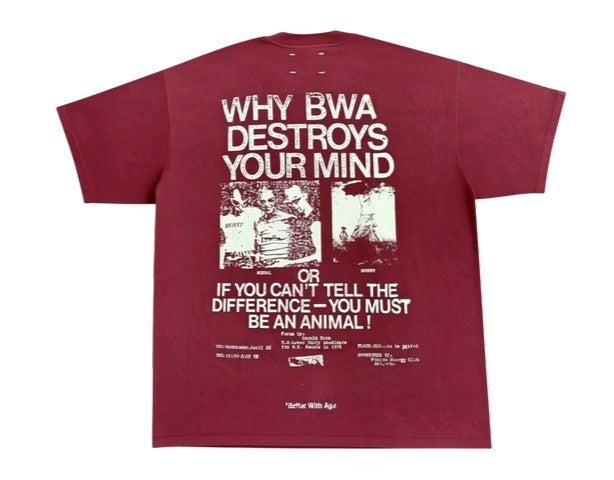 Better With Age Monet Tee Assorted Maroon