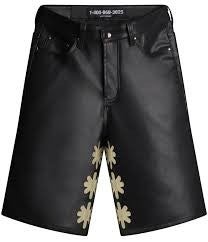 Lost Shdws Leather Short Black Bone