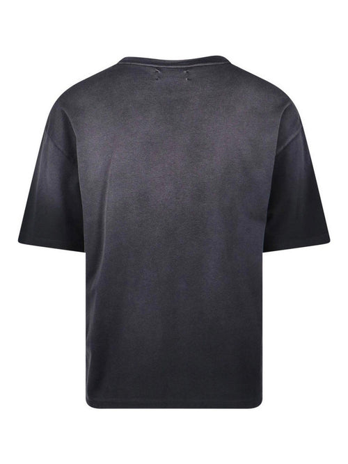Amiri Tee Spliced Logo Black