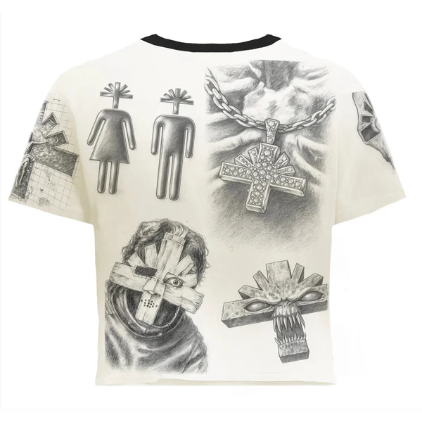 Vertabrae Tee Cream Mixed Feelings