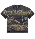 Vale Forever Tee Black Yellow Hands Of God