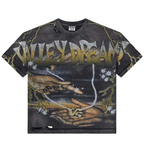 Vale Forever Tee Black Yellow Hands Of God