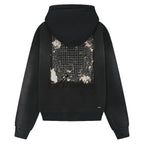 Amiri Hoodie Bleach Bandana Black