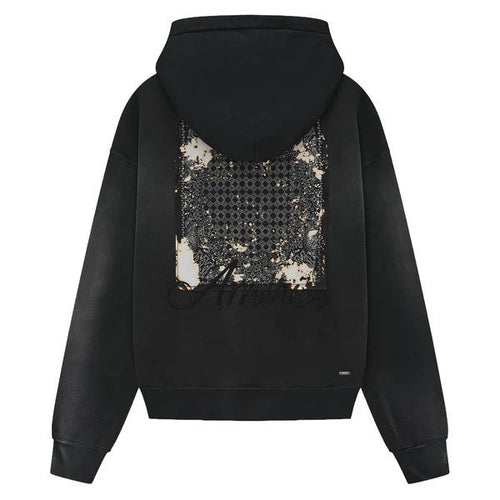 Amiri Hoodie Bleach Bandana Black