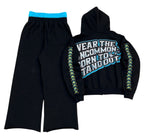 Vare All Day Sweatsuit Alien Invasion Black Blue