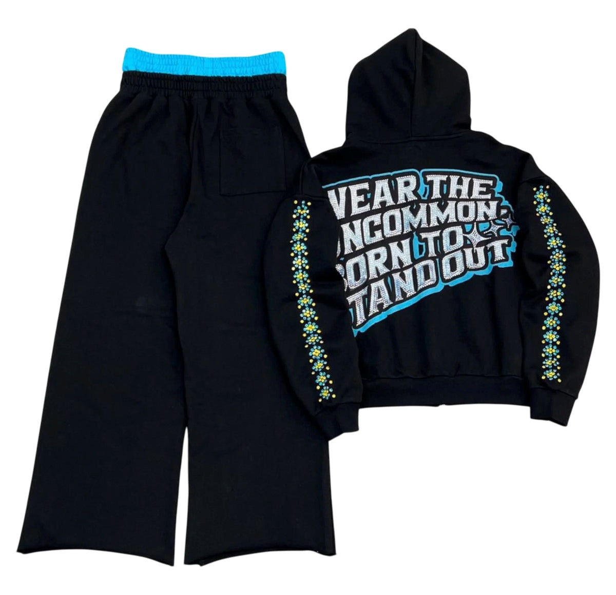 Vare All Day Sweatsuit Alien Invasion Black Blue