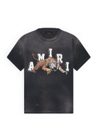 Amiri Tee Vintage Tiger Black