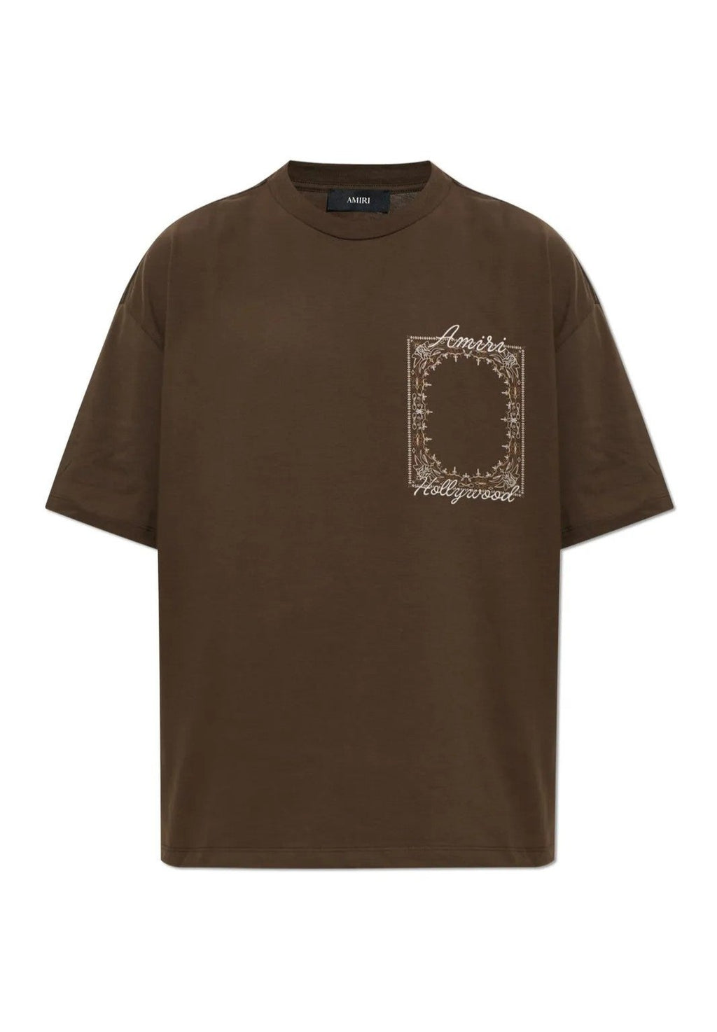 Amiri Tee MA Quad Bandana Brown