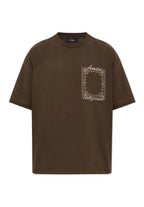 Amiri Tee MA Quad Bandana Brown