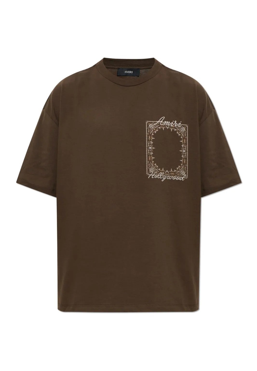 Amiri Tee MA Quad Bandana Brown