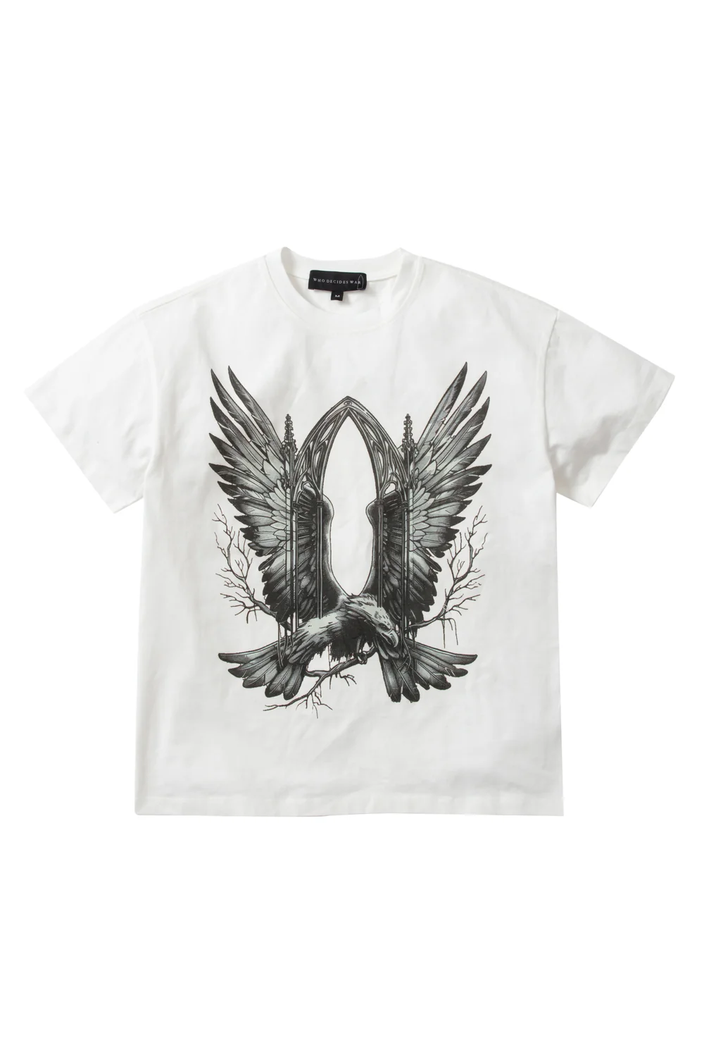 Who Decides War Tee White SOARING WINDOW