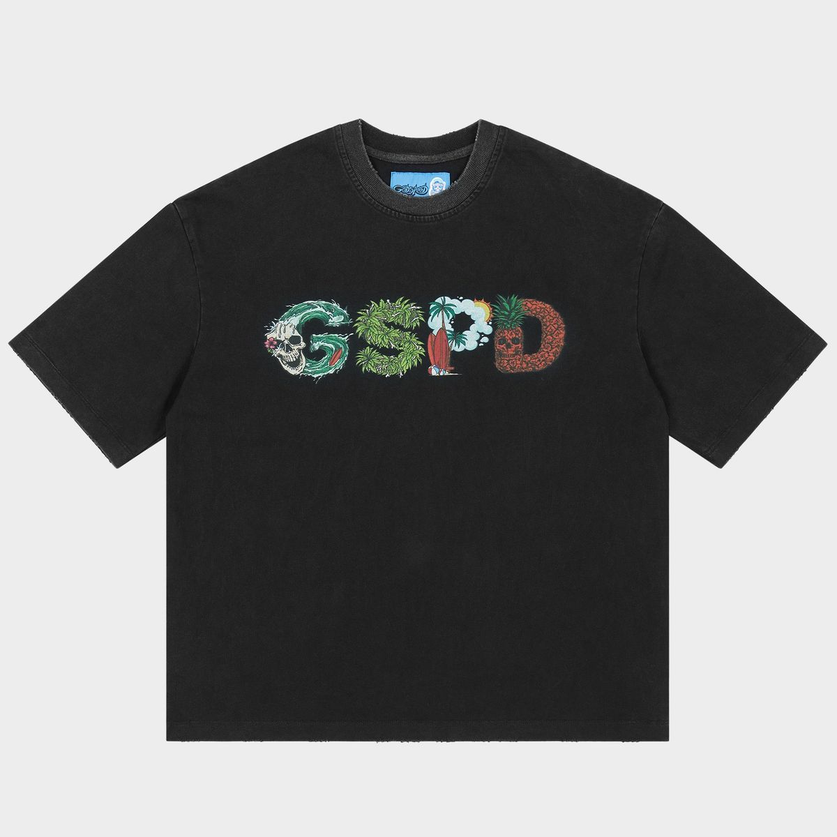 Godspeed Tee Surfs Up Black