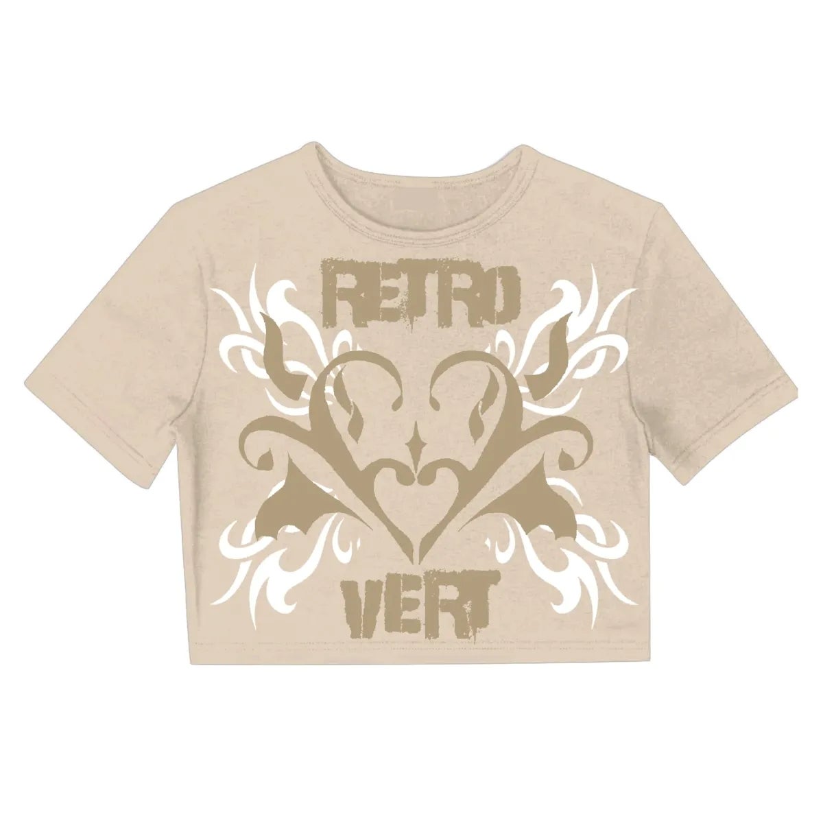 RetroVert Woman's Cream CROSS BIKER Set
