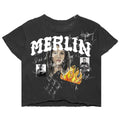 Merlin Father Tee Black Lady Flame