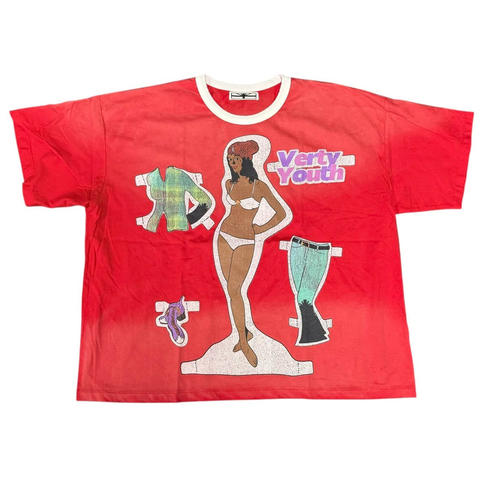 Vertabrae Tee Red Verty Youth
