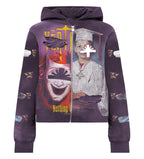 Vertabrae Hoodie Purple Muse Zip Up