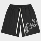 Godspeed OG Logo Nylon Shorts Black White