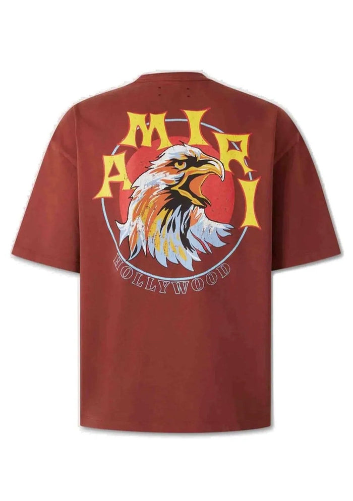 Amiri Tee Red AMIRI Eagle Oversized