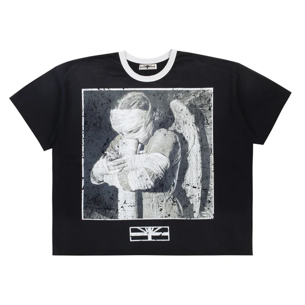 Vertabrae Tee Black Vross Pain