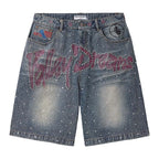 Vale Forever Shorts Iced Out Dreams Mid Blue Pink