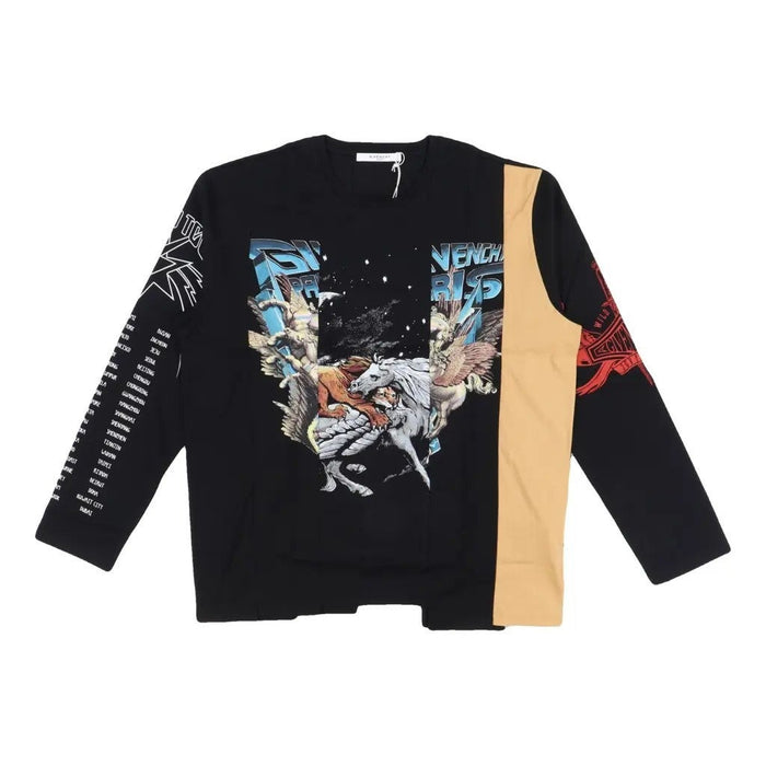 Givenchy Tee Black Long sleeve World Tour