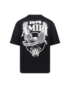 Amiri Tee Eagle Black Oversized