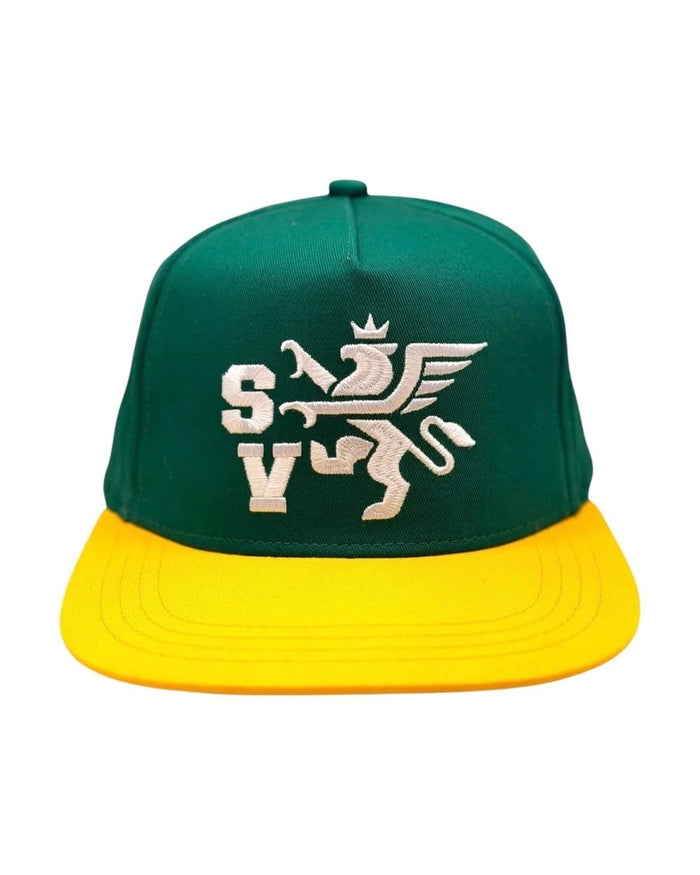 Saint Vanity Green & Yellow Griffin Snapback