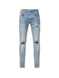 Amiri Jeans Mx1 Clay Indigo Black Patch