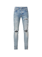 Amiri Jeans Mx1 Clay Indigo Black Patch