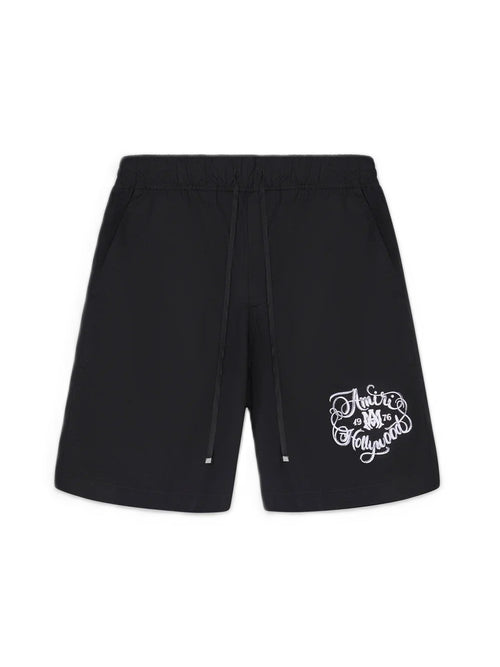 Amiri Shorts Black Hollywood