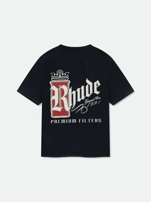 Rhude Tee FUMAR 91 Vintage Black