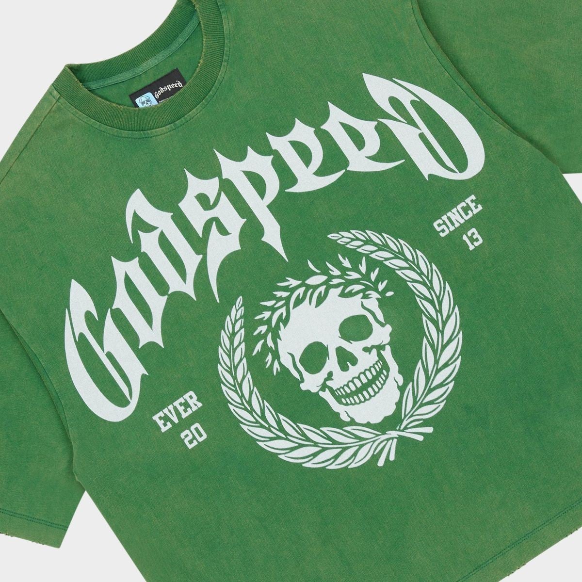 Godspeed Tee Victor Crest Green