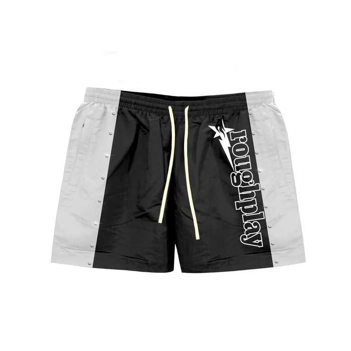 Roughplay vvs TRIPE SHORTS (BLACK/WHITE)