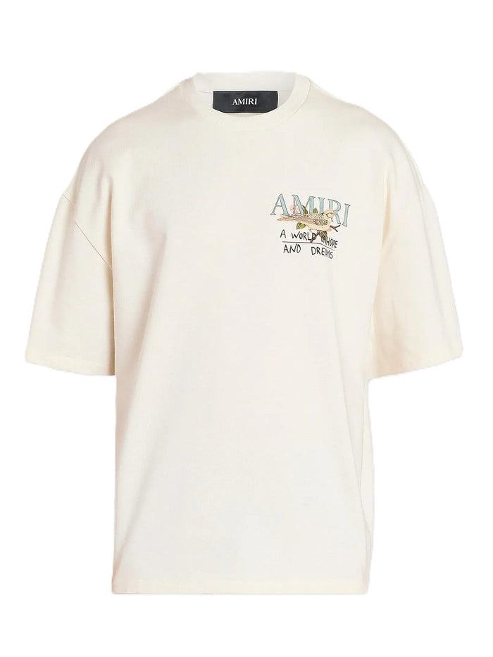 AMIRI Tee Hope & Dreams Off-White Oversized