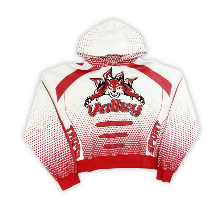 Vale Forever Hoodie White Red Daytona