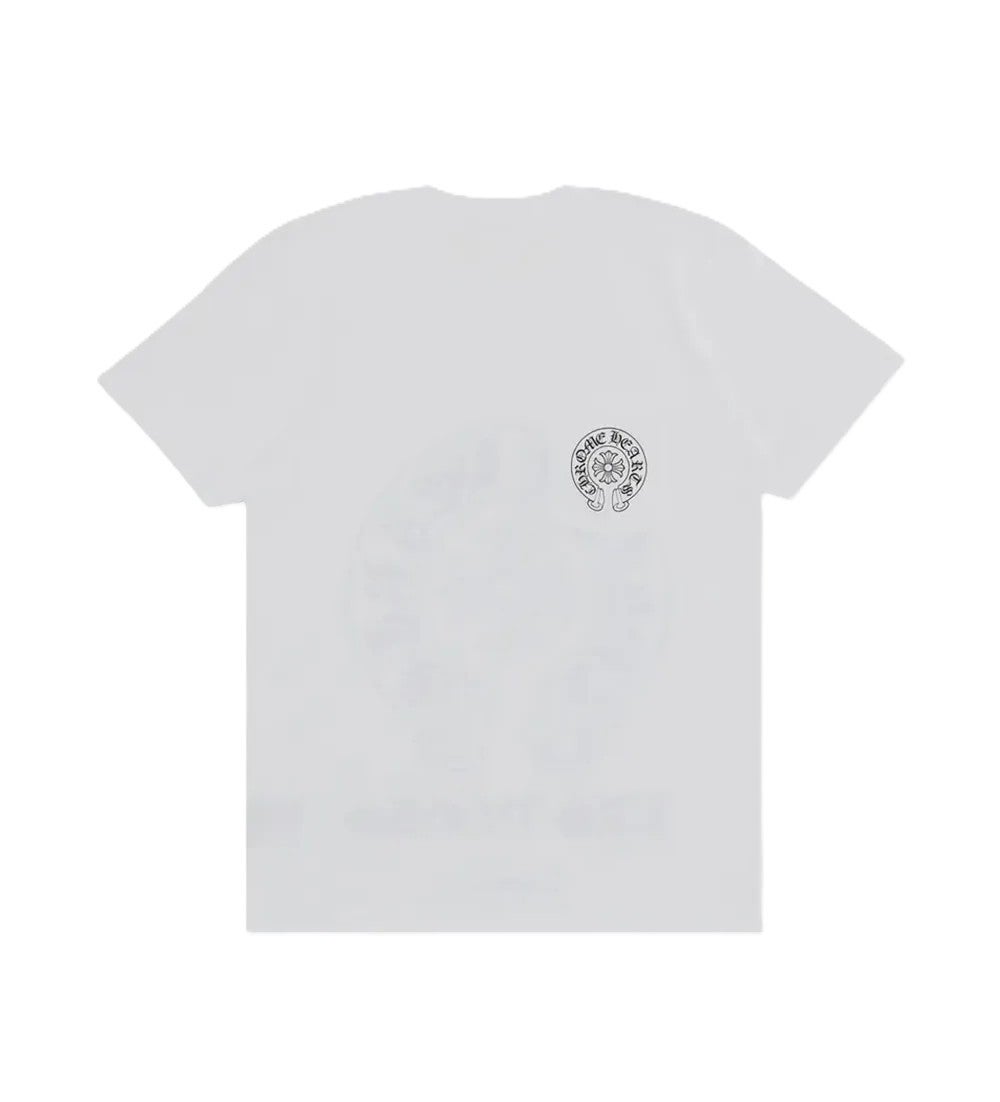 Chrome Hearts Tee White Horseshoe Las Vegas Exclusive